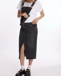 Cache Cœur Jeans-Salopette de grossesse Emma gris used