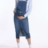 Cache Cœur Jeans-Salopette de grossesse Emma mid blue used