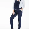 Cache Cœur Salopettes & Combinaisons|Jeans-Salopette de grossesse en jean Sharon brut