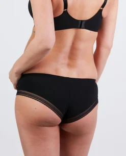 Cache Cœur Culottes De Grossesse|Culottes Et Shortys-Shorty de grossesse Milk Noir