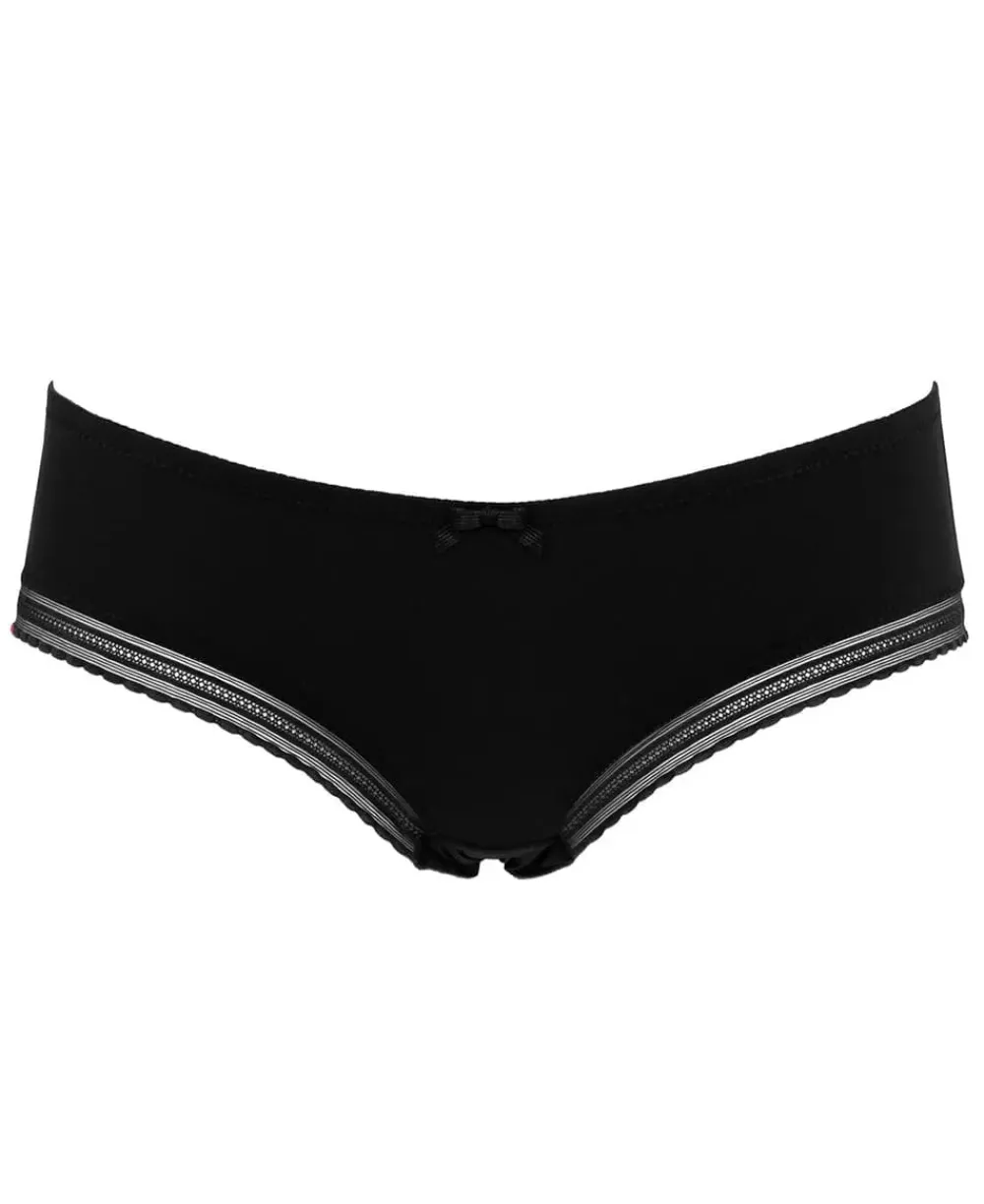 Cache Cœur Culottes De Grossesse|Culottes Et Shortys-Shorty de grossesse Milk Noir