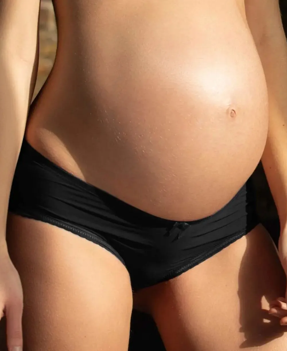Cache Cœur Culottes De Grossesse|Culottes Et Shortys-Shorty de grossesse Milk Noir