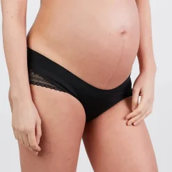 Cache Cœur Culottes De Grossesse|Culottes Et Shortys-Shorty de grossesse Serena Noir