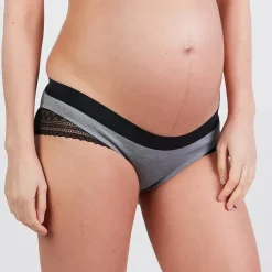 Cache Cœur Culottes De Grossesse|Culottes Et Shortys-Shorty de grossesse Serena Gris