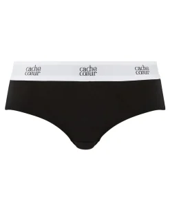 Cache Cœur Culottes De Grossesse|Culottes Et Shortys-Shorty de grossesse taille basse Life Noir