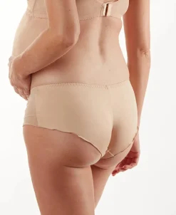 Cache Cœur Culottes De Grossesse|Culottes Et Shortys-Shorty de grossesse taille basse Iris Beige