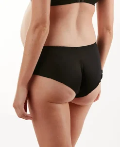 Cache Cœur Culottes De Grossesse|Culottes Et Shortys-Shorty de grossesse taille basse Iris Noir