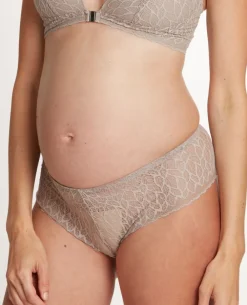 Cache Cœur Culottes De Grossesse|Culottes Et Shortys-Shorty de maternité Bliss Taupe