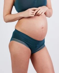Cache Cœur Culottes De Grossesse|Culottes Et Shortys-Slip taille basse Milk Vert