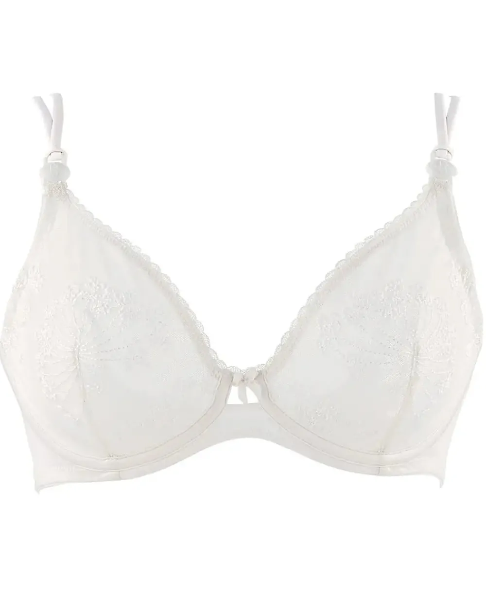 Cache Cœur Soutiens-gorge Avec Armatures|Soutiens-gorge Avec Armature-Soutien gorge classique LOUISE grossesse et allaitement ivoire Blanc