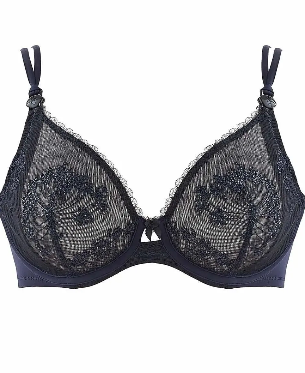 Cache Cœur Soutiens-gorge Avec Armatures|Soutiens-gorge Avec Armature-Soutien gorge classique LOUISE grossesse et allaitement Marine