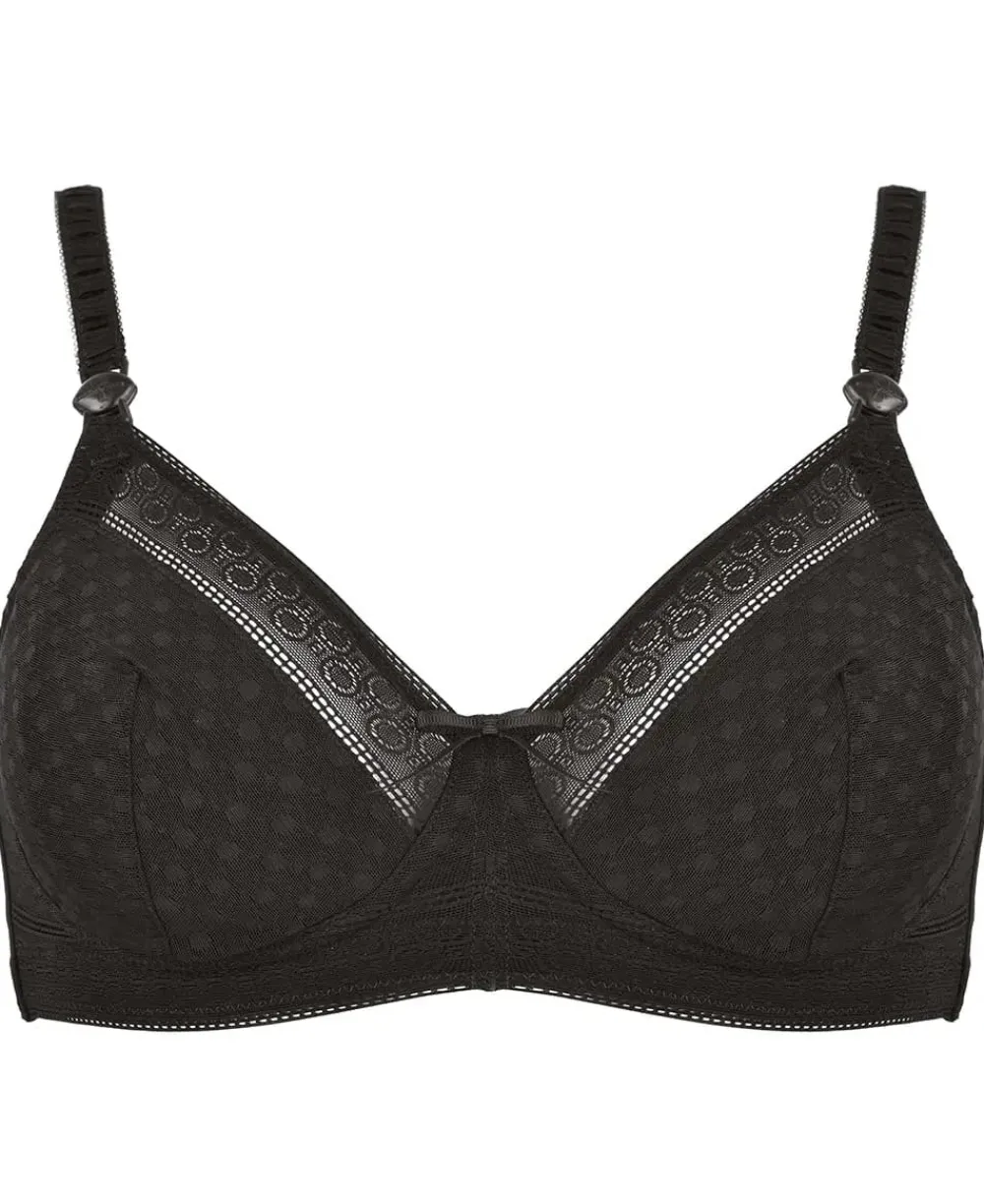 Cache Cœur Soutiens-gorge Avec Armatures|Soutiens-gorge Avec Armature-Soutien gorge de grossesse et d'allaitement MOSAIC Noir