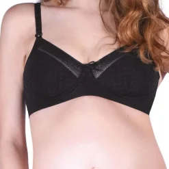 Cache Cœur Soutiens-gorge Avec Armatures|Soutiens-gorge Avec Armature-Soutien gorge de grossesse et d'allaitement MOSAIC Noir
