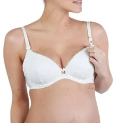 Cache Cœur Soutiens-gorge Avec Armatures|Soutiens-gorge Avec Armature-Soutien gorge push-up LOUISE grossesse et allaitement ivoire Blanc