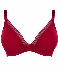Cache Cœur Soutiens-gorge Avec Armatures|Soutiens-gorge Avec Armature-Soutien-gorge de grossesse et d'allaitement Milk Bordeaux