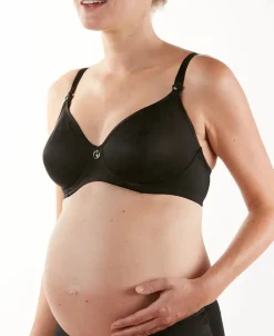 Cache Cœur Soutiens-gorge Avec Armatures|Soutiens-gorge Avec Armature-Soutien-gorge de grossesse et d'allaitement Gloss Noir