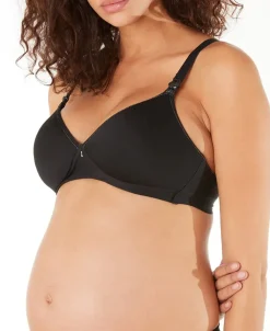 Cache Cœur Soutiens-gorge Avec Armatures|Soutiens-gorge Avec Armature-Soutien-gorge de grossesse et d'allaitement 3D Light noir