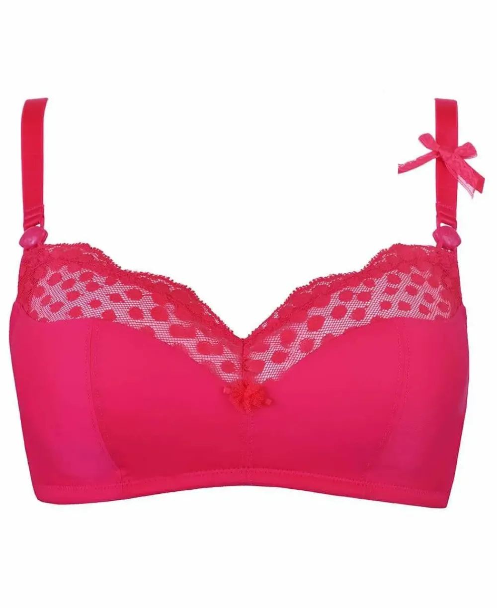 Cache Cœur Soutiens-gorge Avec Armatures|Soutiens-gorge Avec Armature-Soutien-gorge de grossesse et d'allaitement LOLLYPOP grenadine Rouge