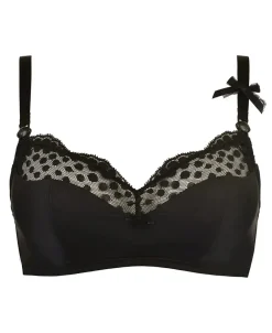 Cache Cœur Soutiens-gorge Avec Armatures|Soutiens-gorge Avec Armature-Soutien-gorge de grossesse et d'allaitement LOLLYPOP Noir