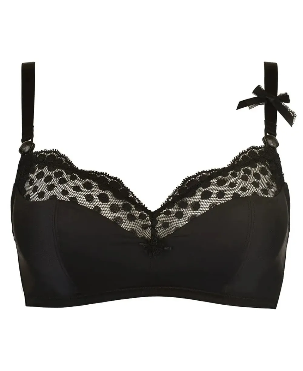 Cache Cœur Soutiens-gorge Avec Armatures|Soutiens-gorge Avec Armature-Soutien-gorge de grossesse et d'allaitement LOLLYPOP Noir