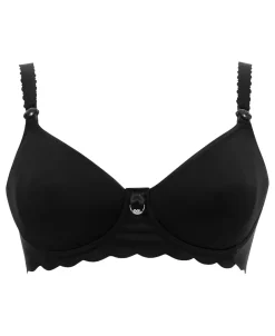 Cache Cœur Soutiens-gorge Avec Armatures|Soutiens-gorge Avec Armature-Soutien-gorge de grossesse et d'allaitement Diamond Noir