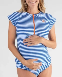 Cache Cœur Maillots De Bain De Grossesse|Maillots De Bain Allaitement-Tankini de maternité Belle Ile multicolor