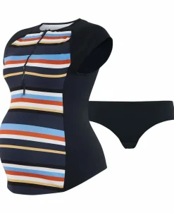 Cache Cœur Maillots De Bain De Grossesse|Maillots De Bain Allaitement-Tankini grossesse et d'allaitement Biarritz Motif