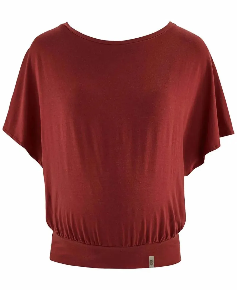 Cache Cœur Chemises Et Tops D'allaitement|Pyjamas & Homewear-Top de grossesse et d'allaitement Origin terracotta