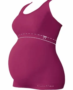 Cache Cœur Pyjamas & Homewear|Hauts-Top de grossesse et d'allaitement Illusion Cassis
