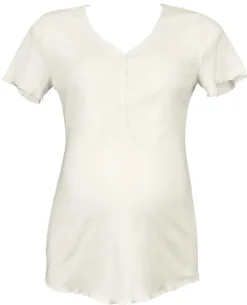Cache Cœur Homewear|Chemises Et Tops D'allaitement-T-Shirt de maternité et d'allaitement Trousseau Naturel
